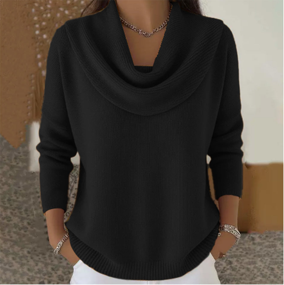 Bryony | Cowl Neck Jumper, colour Black