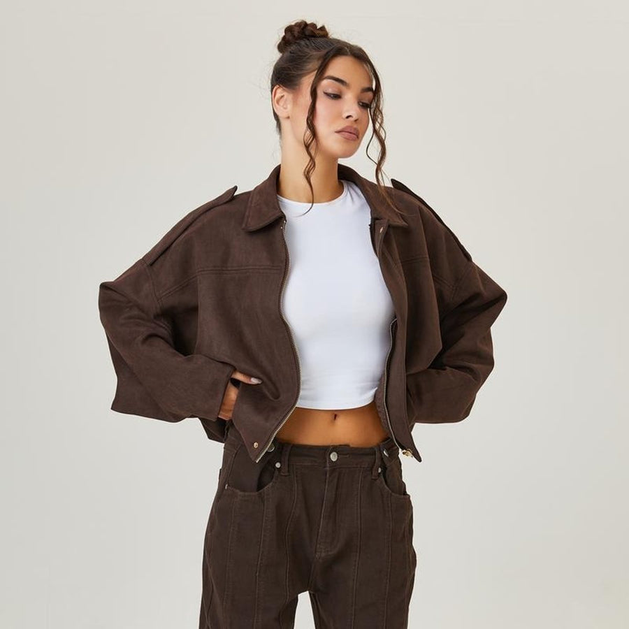 Sienna | Relaxed Oversized Bomber Jacket