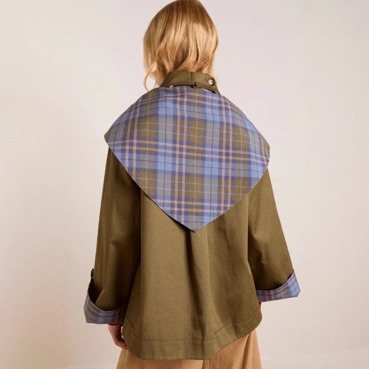 Sorrel | Olive Oversized Double-Breasted Utility Coat, colour Olive