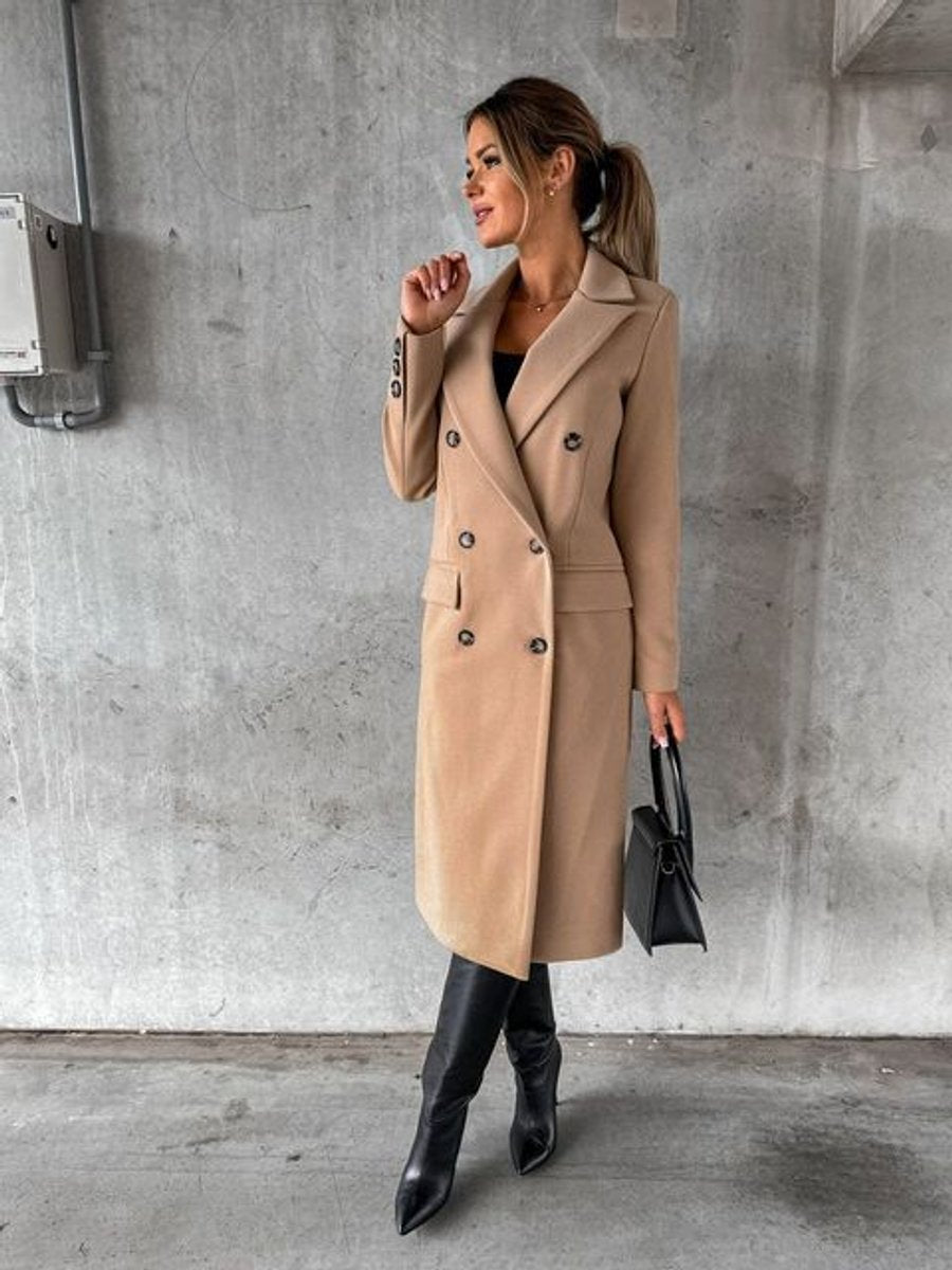 Victoria | Double-Breasted Longline Overcoat
