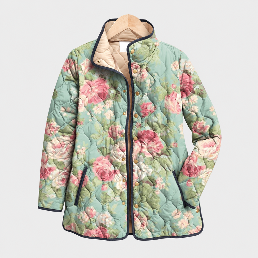 Vita | Sage Rose Quilted Jacket