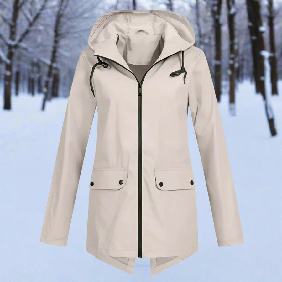 Wanda | Hooded Longline Rain Jacket
