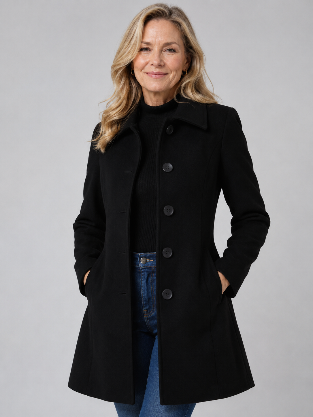 Lenora Fit And Flare Coat