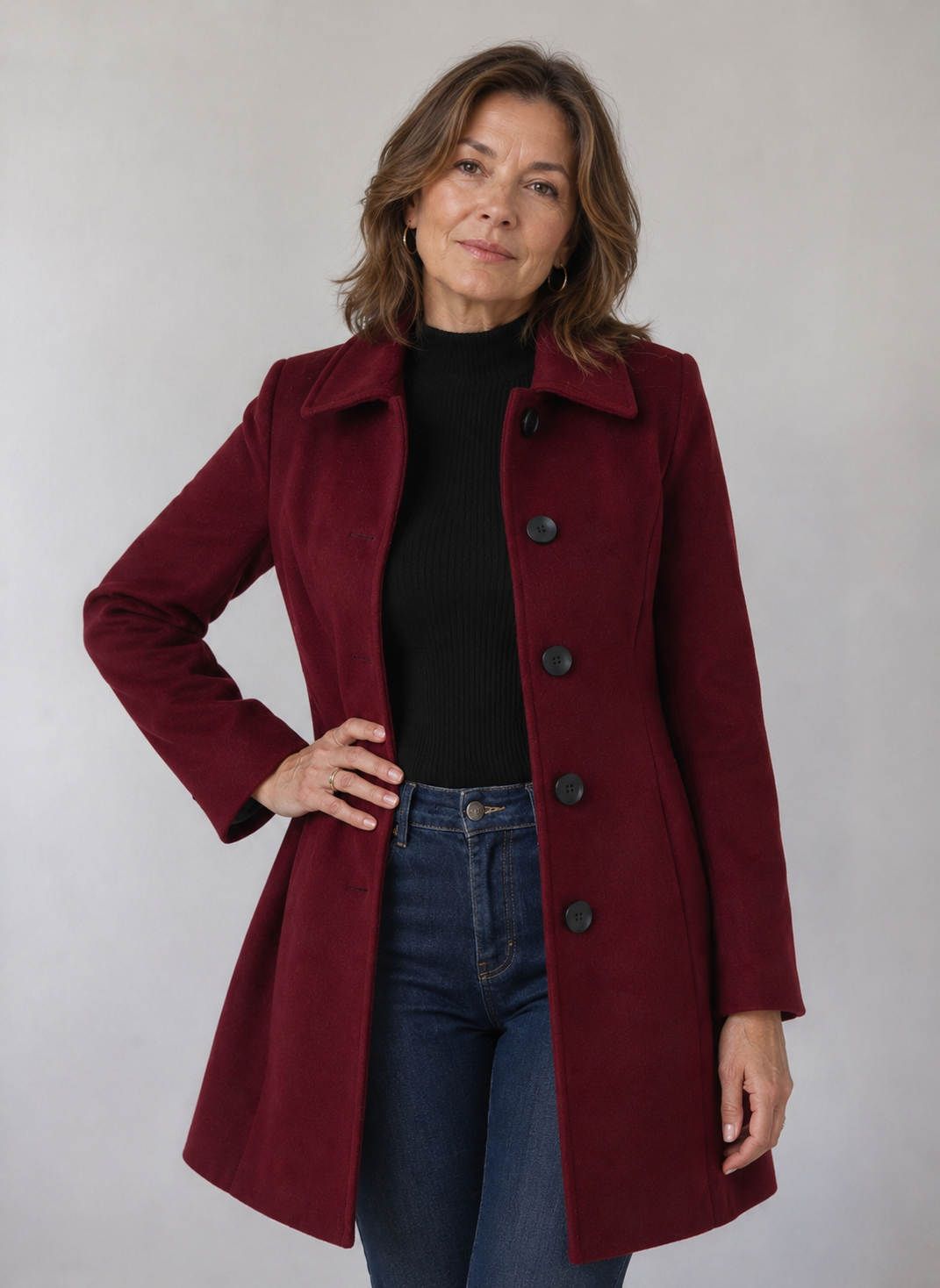 Lenora Fit And Flare Coat
